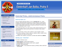 Tablet Screenshot of elektrikari-basta.cz